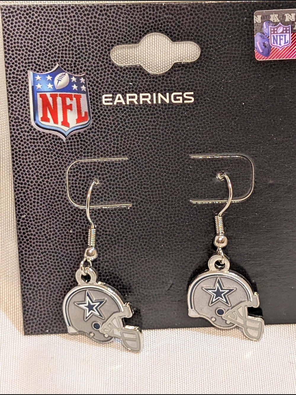 NFL Dallas Cowboys Helmet Dangle Earrings - And Bracelet